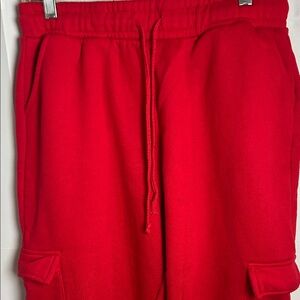 Red Joggers for Women With T Shirt